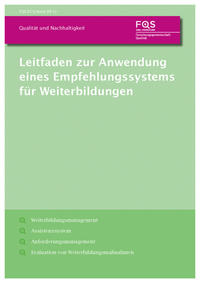 Leitfaden zur Anwendung eines Empfehlungssystems für Weiterbildungen