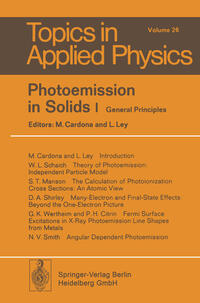 Photoemission in Solids I