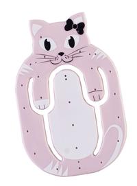 Flexistand (Pink Katze) - flexibler Handyaufsteller - für alle Handys und Mini-Tablets - superflach - flexibel einstellbar - hochkant und quer - passt in jede Hosentasche