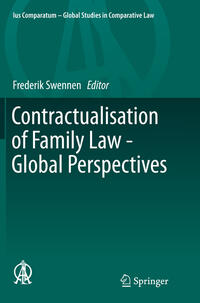 Contractualisation of Family Law - Global Perspectives