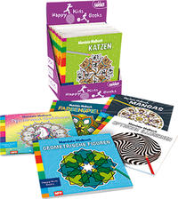 Happy Kids Books Display - Mandala-Malbücher