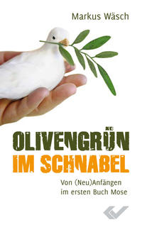 Olivengrün im Schnabel