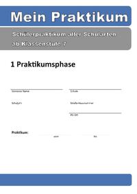 Mein Praktikum - 1 Praktikumsphase