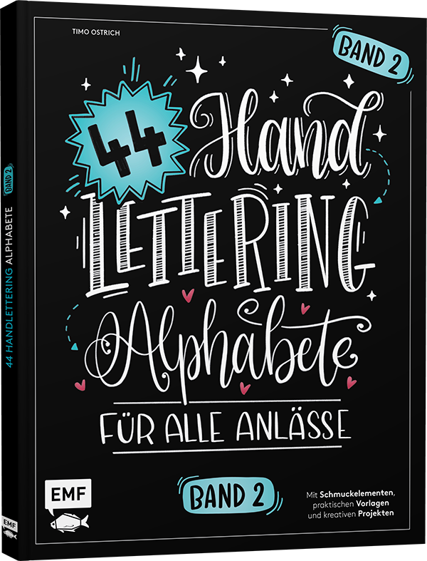 Handlettering 44 Alphabete – Für alle Anlässe – Band 2