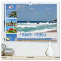 SARDINIEN - SARDEGNA (hochwertiger Premium Wandkalender 2025 DIN A2 quer), Kunstdruck in Hochglanz