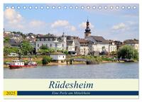 Rüdesheim - Eine Perle am Mittelrhein (Tischkalender 2025 DIN A5 quer), CALVENDO Monatskalender