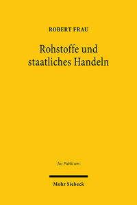 Rohstoffe und staatliches Handeln