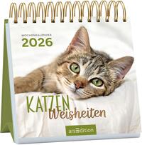 Mini-Wochenkalender Katzenweisheiten 2026