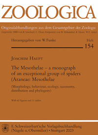 The Mesothelae - a Monograph of an exceptional group of spiders (Araneae: Mesothelae)