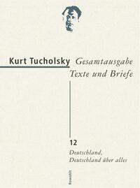 Gesamtausgabe Texte und Briefe 12