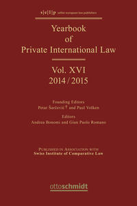 Yearbook of Private International Law