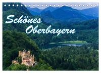 Schönes Oberbayern (Tischkalender 2025 DIN A5 quer), CALVENDO Monatskalender