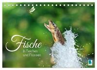 Fische in Teichen und Flüssen (Tischkalender 2025 DIN A5 quer), CALVENDO Monatskalender