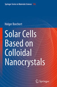 Solar Cells Based on Colloidal Nanocrystals