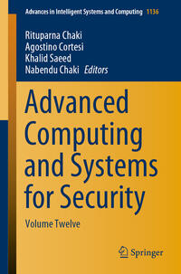 Advanced Computing and Systems for Security