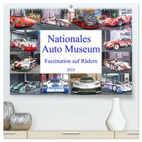 Nationales Auto Museum, Faszination auf Rädern (hochwertiger Premium Wandkalender 2025 DIN A2 quer), Kunstdruck in Hochglanz