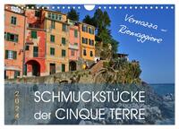 SCHMUCKSTÜCKE der CINQUE TERRE (Wandkalender 2025 DIN A4 quer), CALVENDO Monatskalender