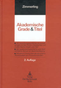 Akademische Grade und Titel