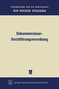 Einkommensteuer-Durchführungsverordnung