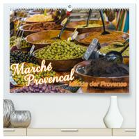 Marché Provencal - Märkte der Provence (hochwertiger Premium Wandkalender 2025 DIN A2 quer), Kunstdruck in Hochglanz