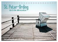 St. Peter-Ording durch die Jahreszeiten (Tischkalender 2025 DIN A5 quer), CALVENDO Monatskalender