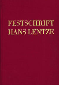 Festschrift Hans Lentze