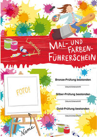 Mal-Farb-Führerschein - Klassensatz Führerscheine