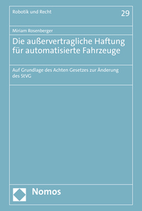 Die außervertragliche Haftung für automatisierte Fahrzeuge