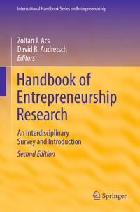 Handbook of Entrepreneurship Research