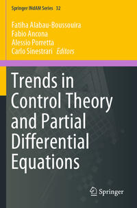 Trends in Control Theory and Partial Differential Equations