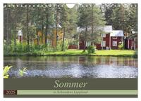 Sommer in Schwedens Lappland (Wandkalender 2025 DIN A4 quer), CALVENDO Monatskalender