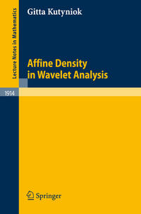 Affine Density in Wavelet Analysis