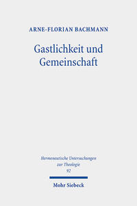 Gastlichkeit und Gemeinschaft