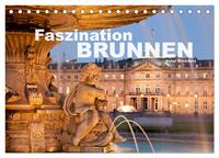 Faszination Brunnen (Tischkalender 2025 DIN A5 quer), CALVENDO Monatskalender