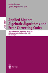 Applied Algebra, Algebraic Algorithms and Error-Correcting Codes