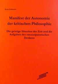 Manifest der Autonomie der kritischen Philosophie