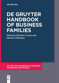 De Gruyter Handbook of Business Families