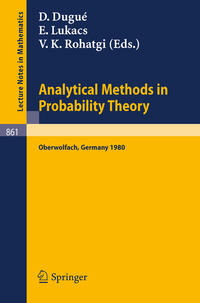 Analytical Methods in Probability Theory