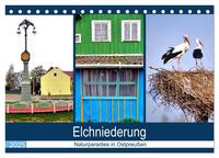 Elchniederung - Naturparadies in Ostpreußen (Tischkalender 2025 DIN A5 quer), CALVENDO Monatskalender