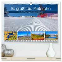 Es grüßt die Reiteralm (hochwertiger Premium Wandkalender 2025 DIN A2 quer), Kunstdruck in Hochglanz