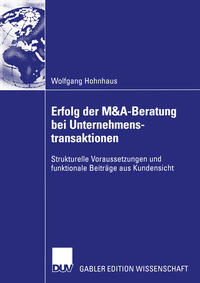 Erfolg der M&A-Beratung bei Unternehmenstransaktionen