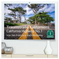 Traumstraße Kaliforniens - California Highway No.1 (hochwertiger Premium Wandkalender 2025 DIN A2 quer), Kunstdruck in Hochglanz