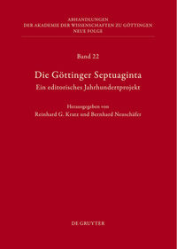 Die Göttinger Septuaginta