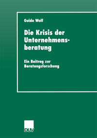 Die Krisis der Unternehmensberatung