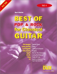 Best of Pop & Rock for Classical Guitar Vol. 4