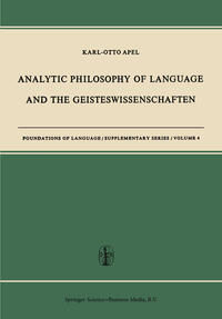 Analytic Philosophy of Language and the Geisteswissenschaften