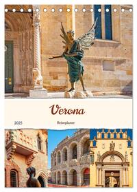 Verona - Reiseplaner (Tischkalender 2025 DIN A5 hoch), CALVENDO Monatskalender