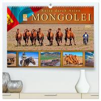 Reise durch Asien - Mongolei (hochwertiger Premium Wandkalender 2025 DIN A2 quer), Kunstdruck in Hochglanz