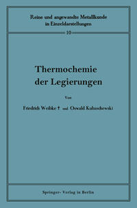 Thermochemie der Legierungen