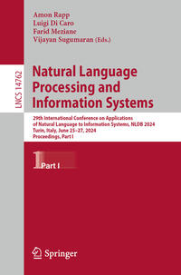 Natural Language Processing and Information Systems